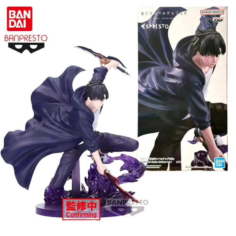 

Bandai Genuine Banpresto Solo Leveling Anime ESPRESTO-Excite Motions-1 Sung Jin-woo Action Toys for Kids Gift Collectible Model