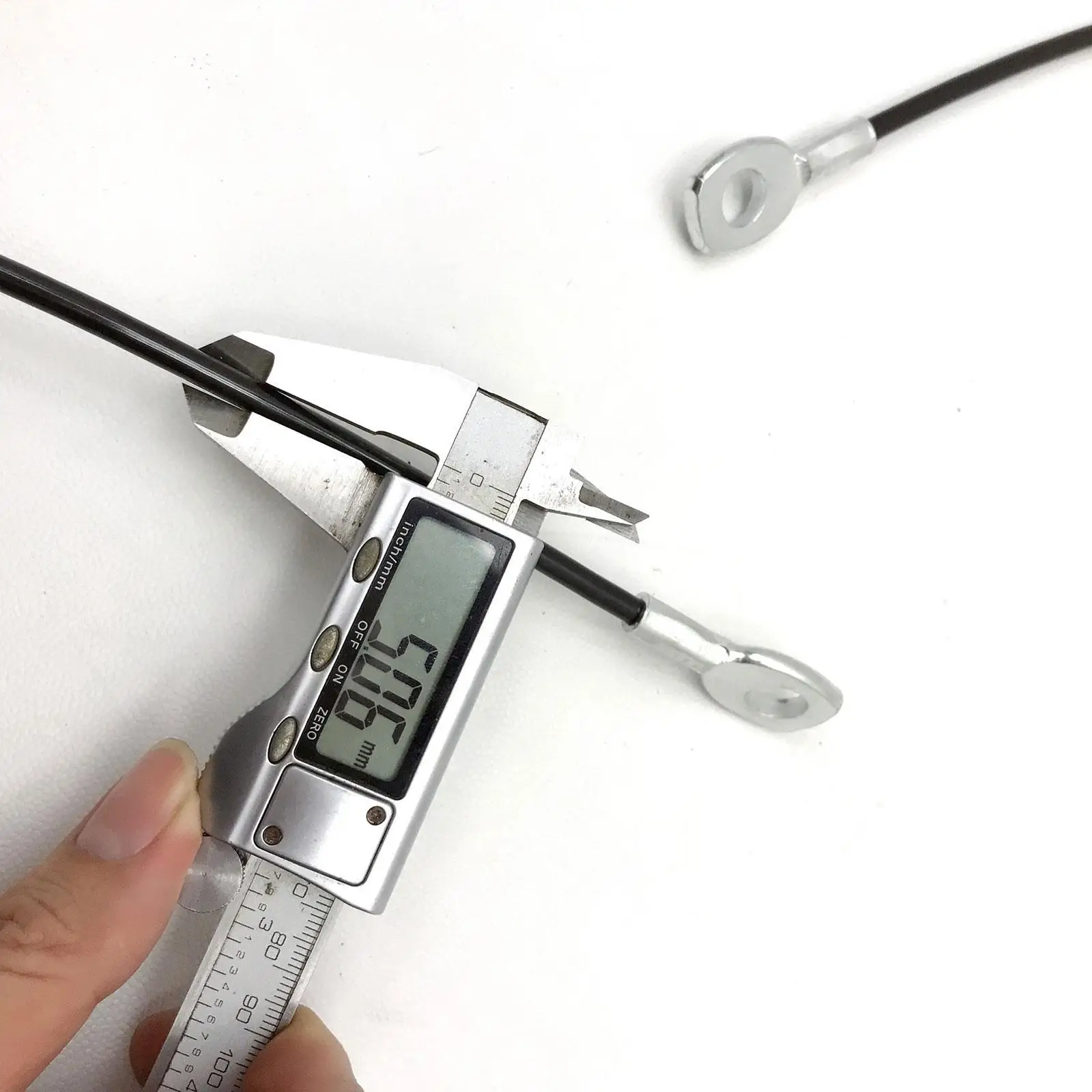 Gym Pulley Cable Replacement Steel Wire Rope Eyelet Ends for Cable Attachments Gym Pulley System at Home