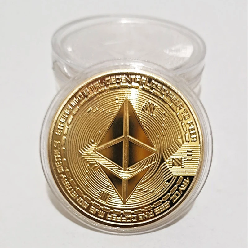 Creative Ethereum Coin Ethereum Art Collection Physical Commemorative Coin