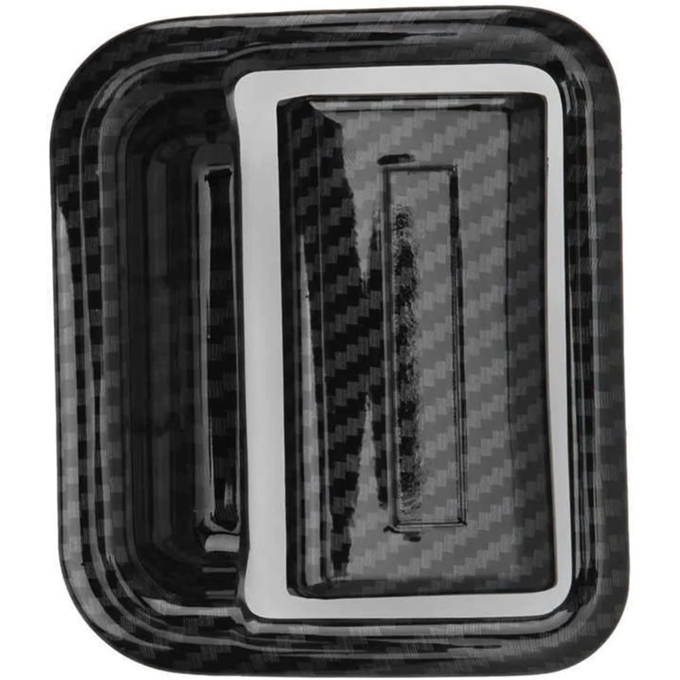 Eco-Friendly For Nissan Navara Frontier NP300 2016-2021 Carbon Fibre Car Copilot Glove Box Handle Bowl Cover Trim Decor Accessor