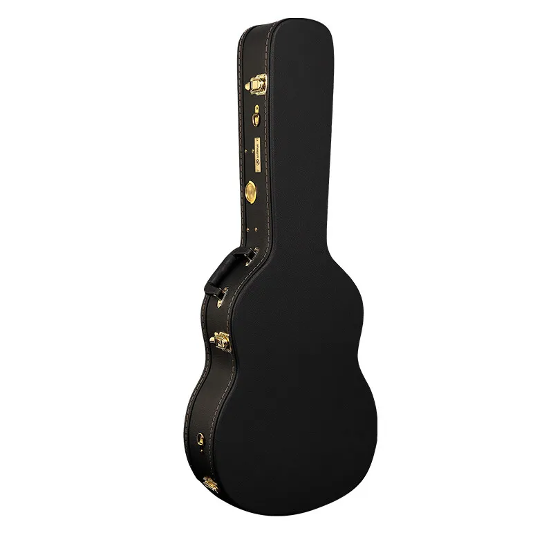 38-41 Inch Folk Guitar Case Hard Shell Classical Guitar Bag Thicken Dampproof Guitars Storage Case String Instrument Accessories