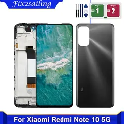 6.5'' For Xiaomi Redmi Note 10 5G LCD Display Touch Screen Assembly For Redmi Note 10 5G M2103K19G M2103K19C Screen With Frame