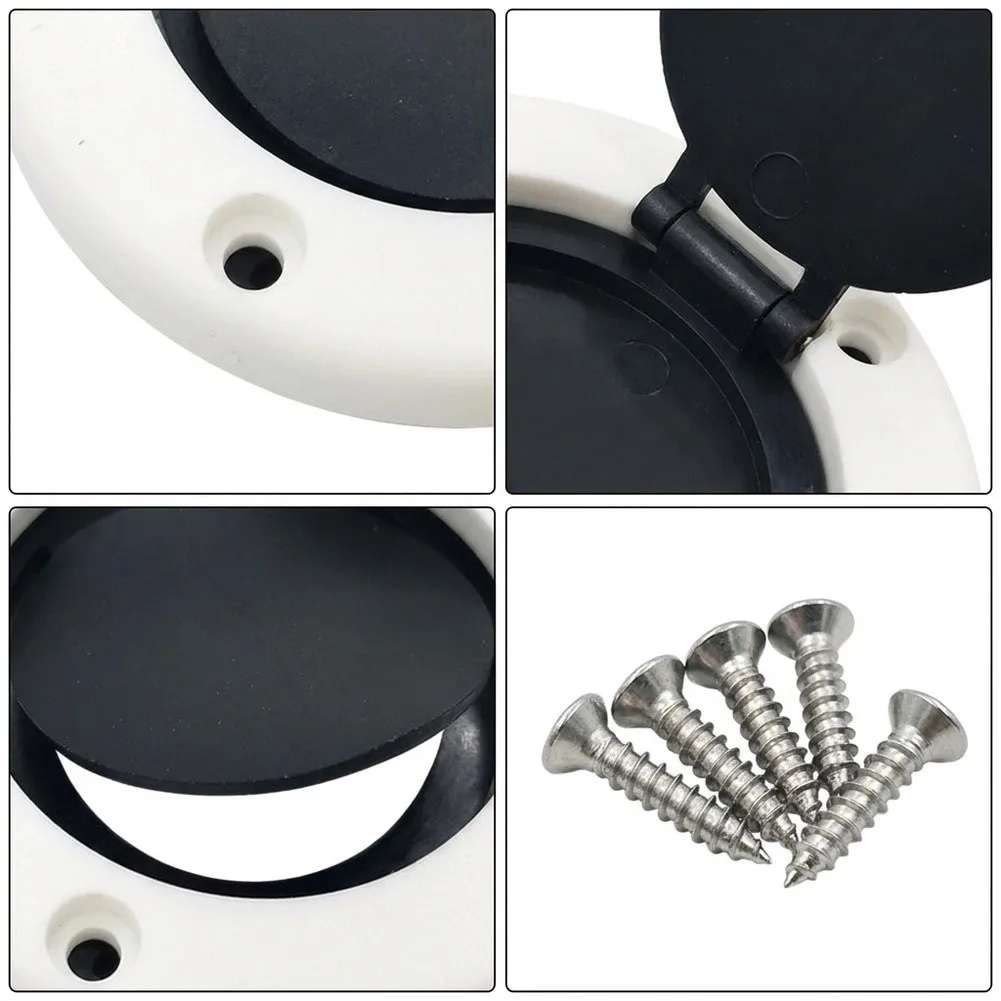 Yacht Sewage Discharge Drain Valve Assembly for Marine Use with Robust ABS Housing and Flexible Rubber Components