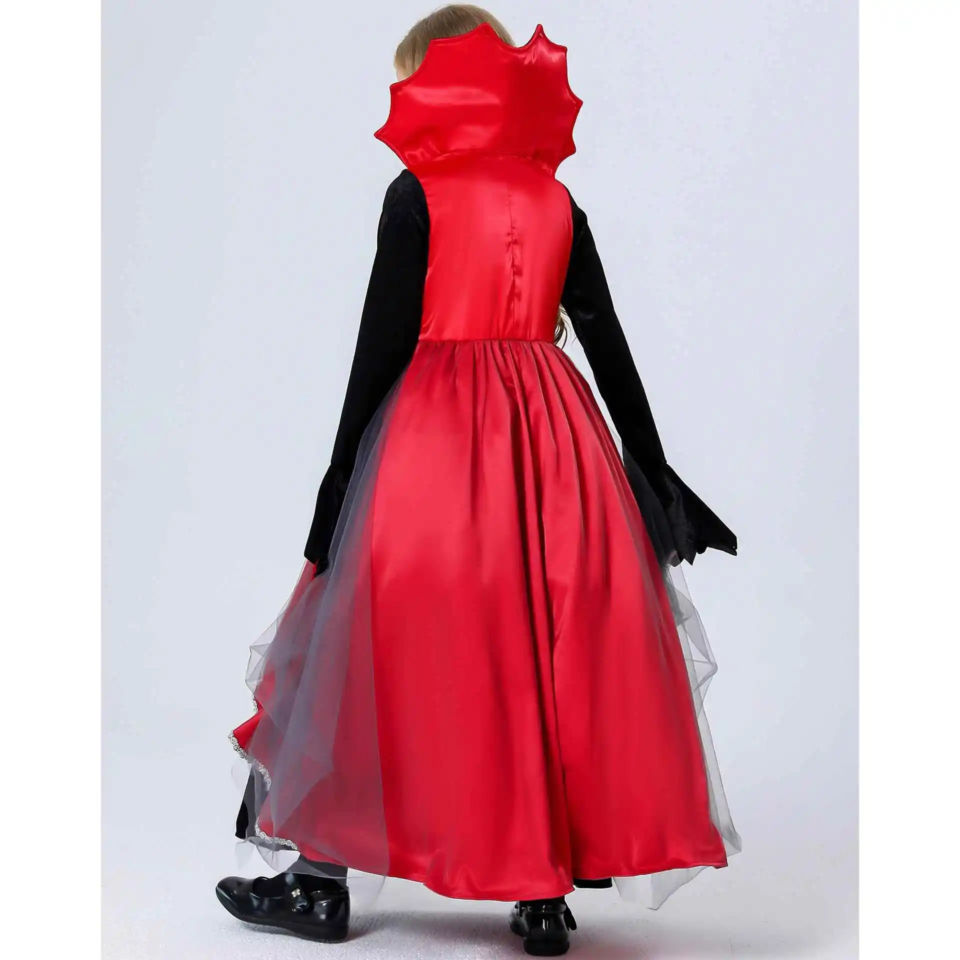 SXL Children's Court Devil Costume loween Outfit Kids' Traditional Stage Clothing Ele Devili Attire for Little Ones