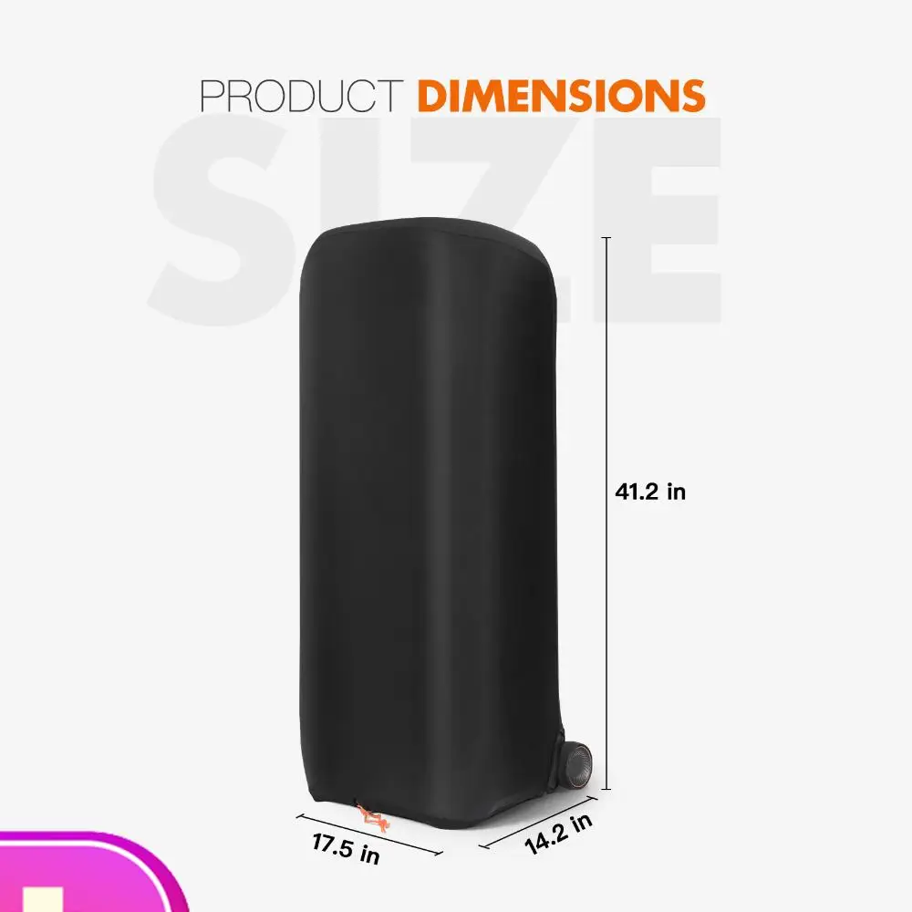 Black Speaker Cover Stretch Portable Speaker Dust Case Sleeve Lycra Protector For JBL Partybox Ultimates/1000/720/710/520/320310