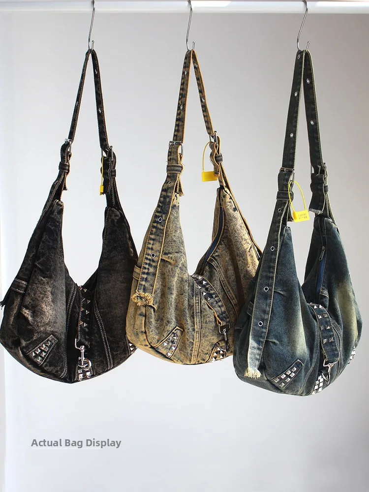 Waed Denim Rivet Si…