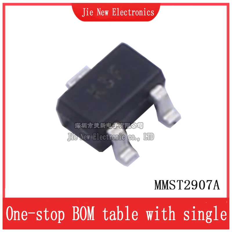 100PCS MMST2907A  MMST2222A MMST5401 MMST5551 MMST3904 MMST3906 SOT-323 SMD Chip Transistor