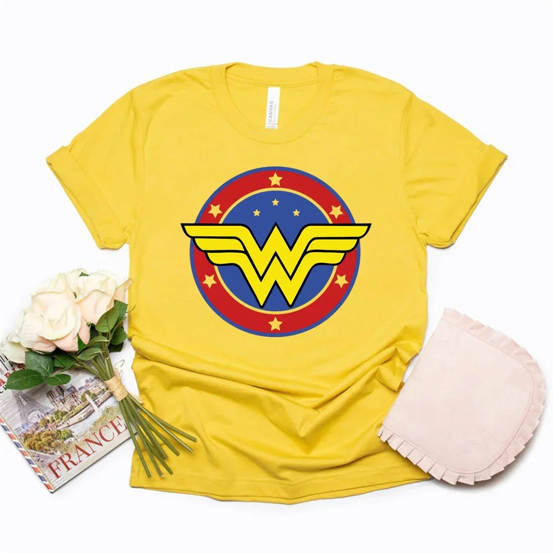 Wonder Female T-Shirt Mother\'s Day Gift T Shirt Feminist Shirt Girl Power Tshirt Superhero Mama Tee Wonder Mom Women Graphic Tee