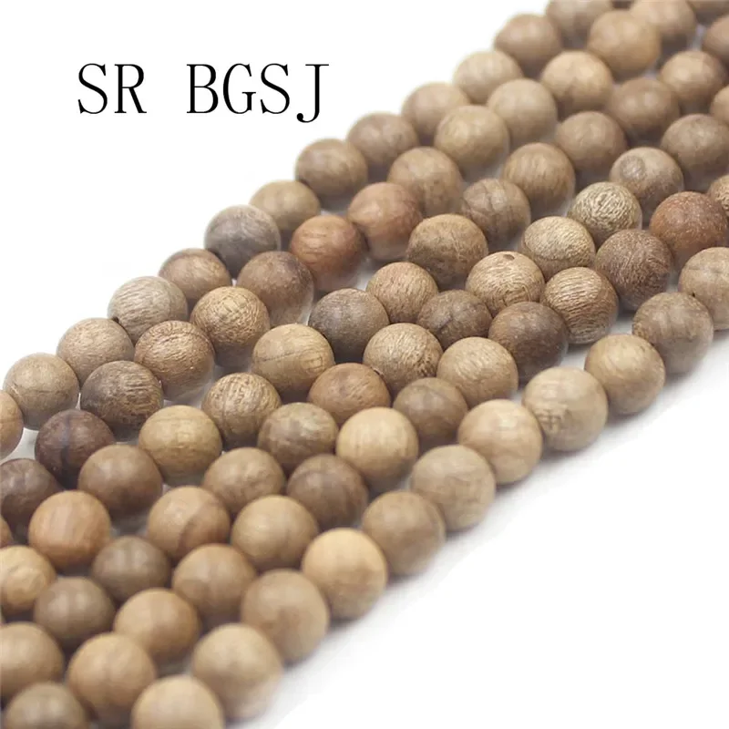 6 8 10mm Natural Round Arborvitae Rosewood Mala Meditation Loose Beads 108 Pcs