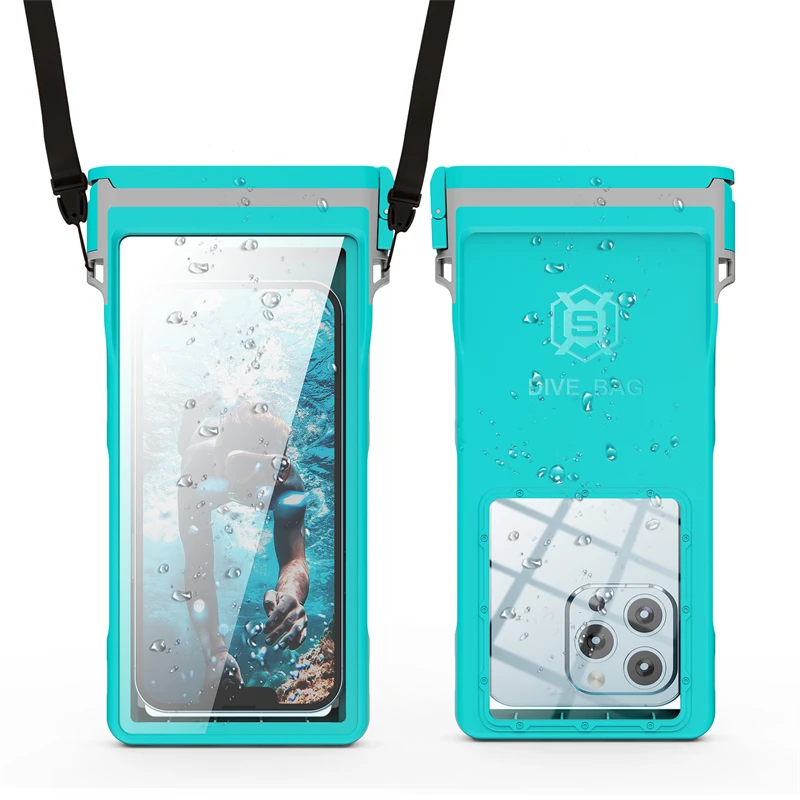 

Luxury Dive Bag Waterproof Phone Case for Samsung Galaxy Note 8 9 10 20 Ultra Xcover 7 4s 5 6 Pro J5 J7 J2 360 Full Cover Fundas