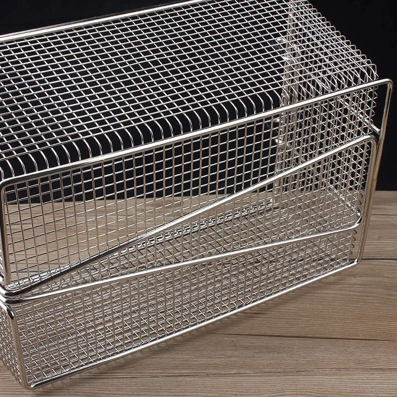 DSA long handle stainless steel fryer basket fryer sieve French fries fryer frame oil filter