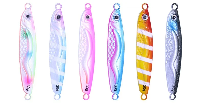 Angel köder Shore Cast Jigs Laser 10g 20g 30g Kunst köder Long Shot Jigbait Hart köder 1 Stück Verkauf – Detail 2