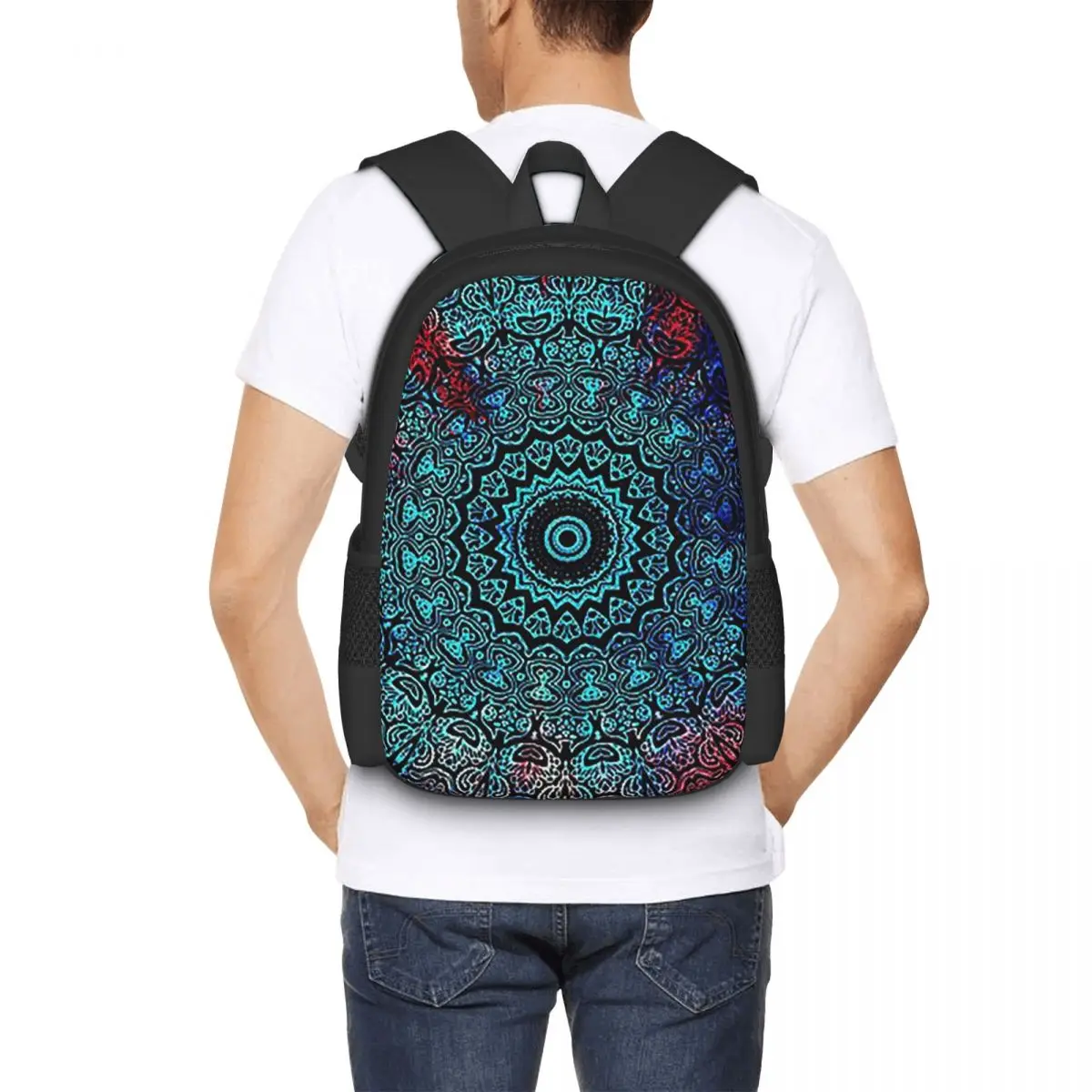 Bohemian Passion Mandala Zen Yoga Meditation Backpack Hot Sale Daypack Children BookBag School Bag Shoulder Bags for Men Women