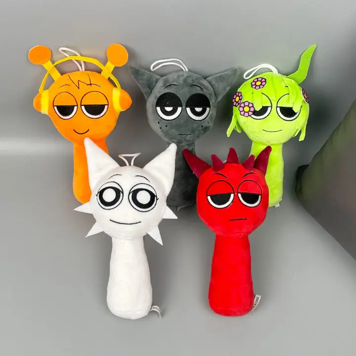 

Sprunki Plush Toys Cartoon Sprunki Incredibox Plush Doll Sprunki Game Figure Plushie Stuffed Pillow Room Decor Plush Dolls Toy