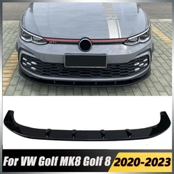 フォルクスワーゲンゴルフmk8,gti,gtd,gte,r-line,2020, 2021, 2022, 2023,maxtonスタイルのフロントバンパー