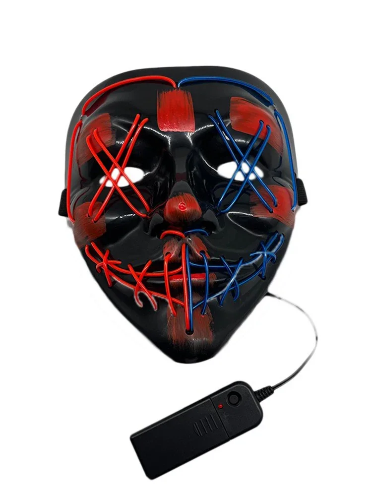 Halloween Maskers Draadloze Bar Muziek Festival Neon Zuiveringsmasker Carnaval Party Props Glow in The Dark Cosplay Kostuum Supply
