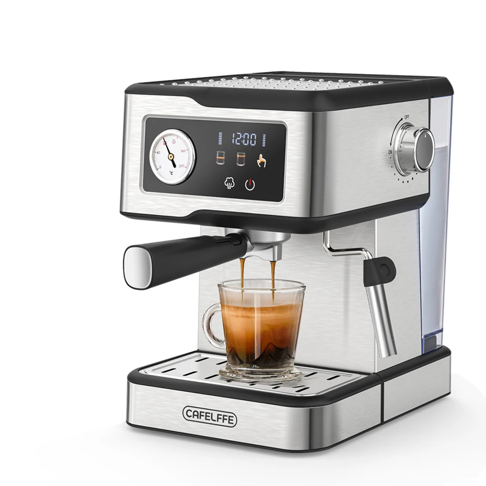 Cafelffe Espresso Machine 20Bar,Cappuccino Maker with Milk Frother
