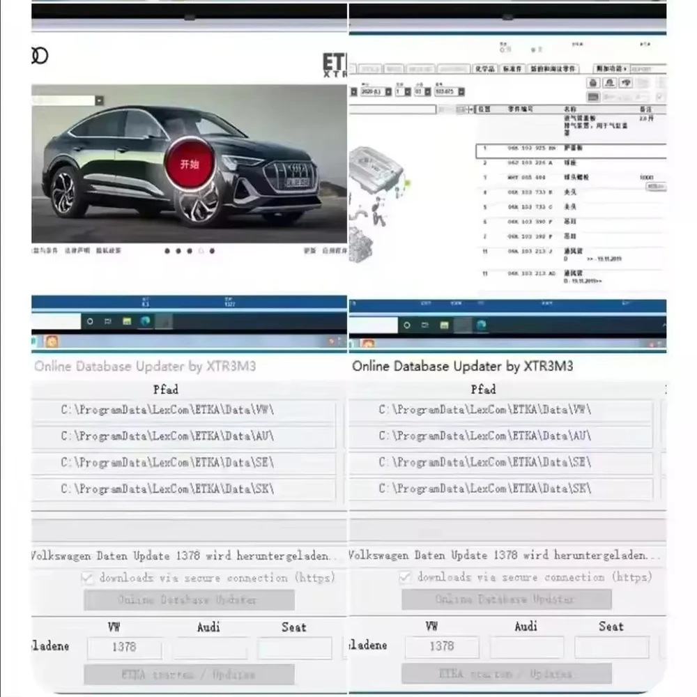 Etka 8.6 2025 | Auto EPC | Multi-Language Parts Catalogue | Elsawin 6.0 software car repair software tools