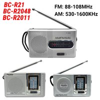 Portable Mini Radio Built-in Speaker Music Player Telescopic Antenna Dual Band AM FM Radio Outdoor Stereo Radio