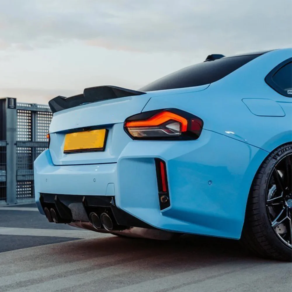 

Для BMW G42 G87 M2 220i 230i M235i M240i Coupe 2022 2023: Задний спойлер на багажник, верхний спойлер, накладка на багажник, автозапчасти
