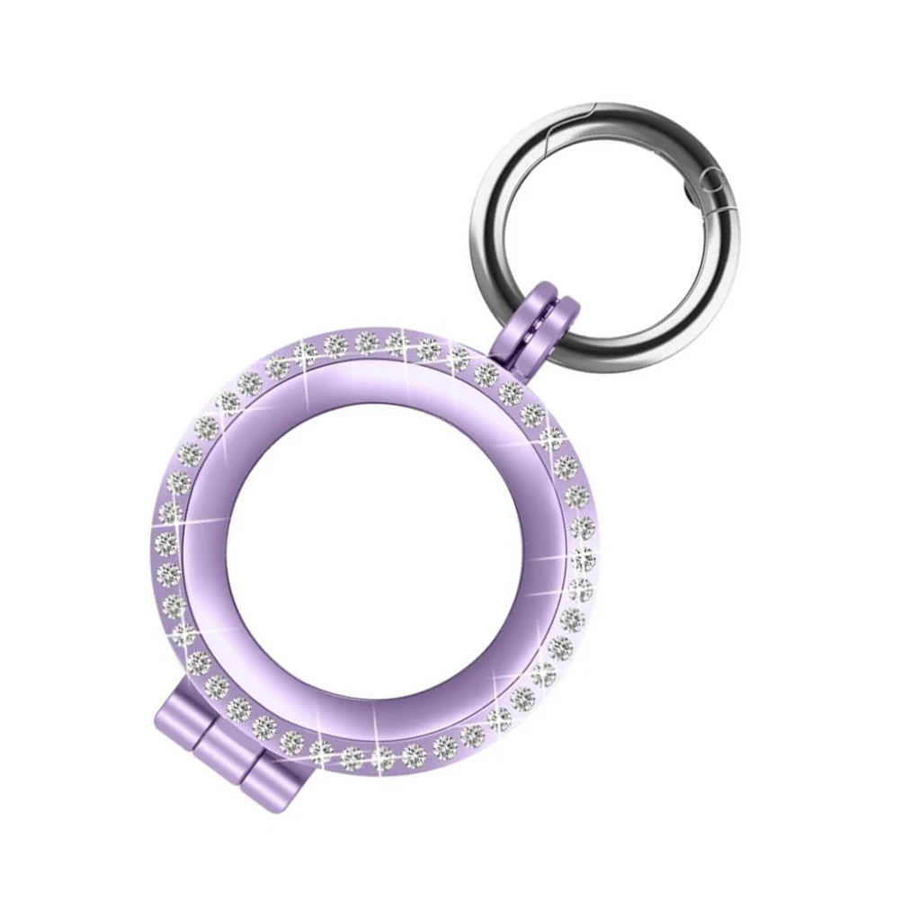 1 pc Anti-Lost Protective Case For Tracker Durable Metal Cover Key Hook Design Portable Locating Device Shell Tracking