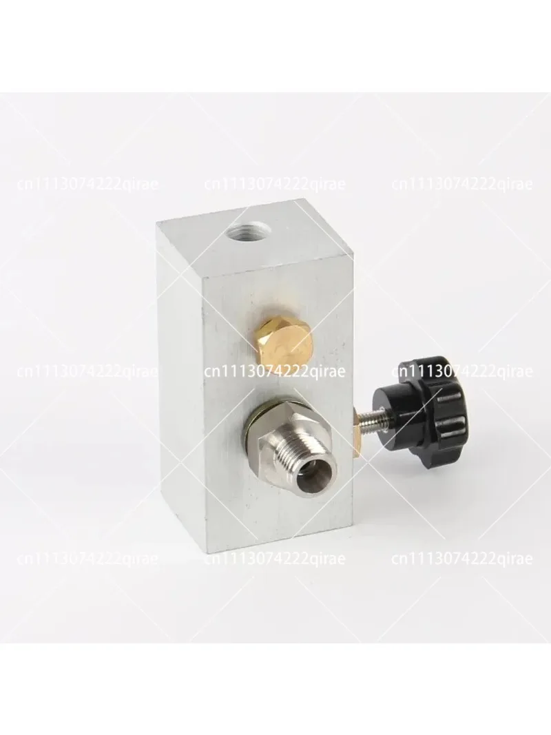Aluminum Valve Block Assembly for High Pressure Air Compressor Pump Maintenance Accessories 0-300bar 4500PSI 30MPA