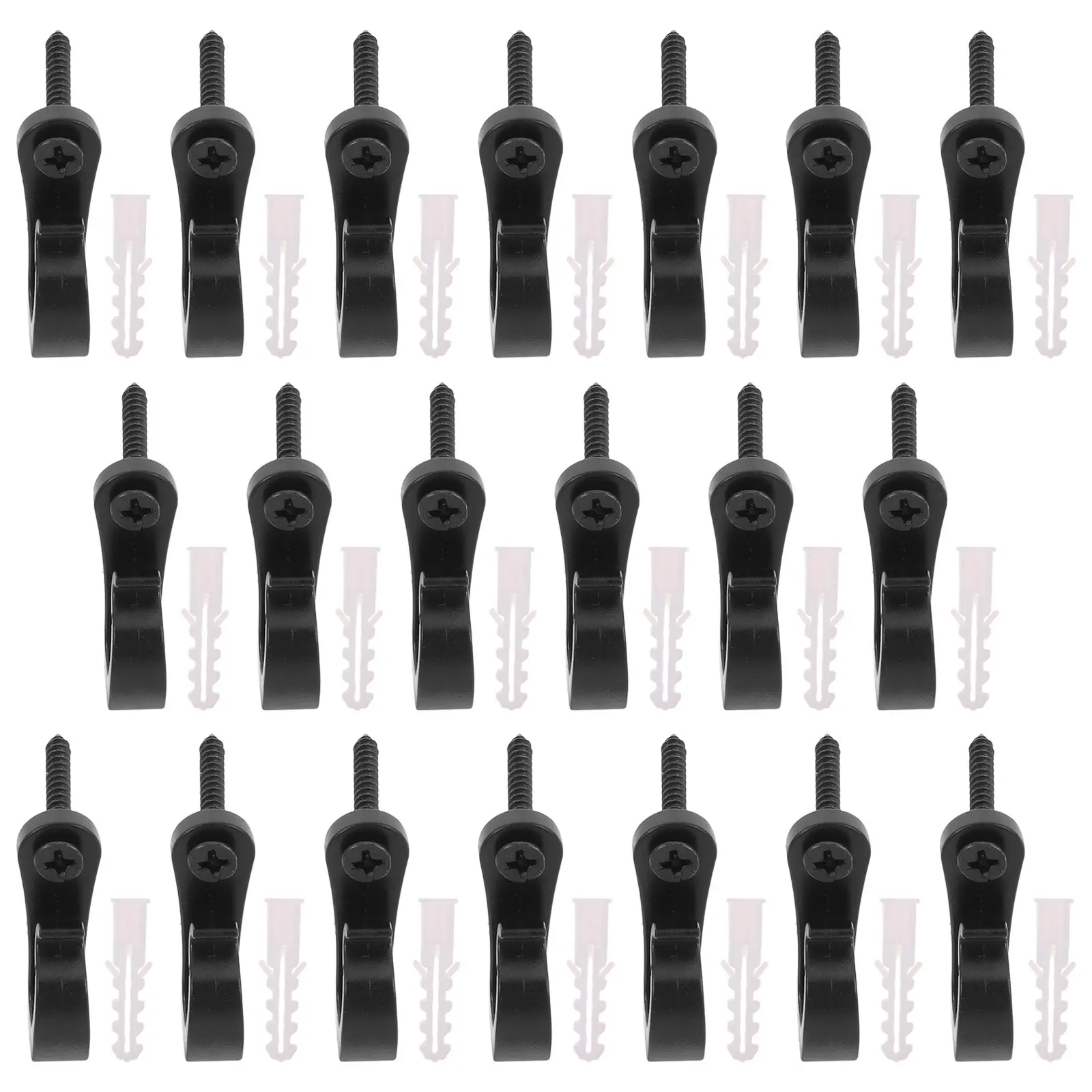 20 Pcs Hooks for Hanging Fairy Light Adhesive Cable Clips Heavy Duty Indoor Christmas