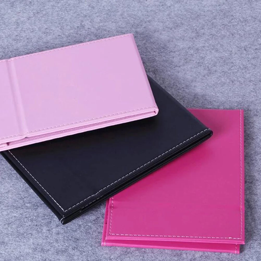 

Foldable Makeup Mirror Pink Size L Minimalist Fashion Mirror Portable Scratch-Resistant Clear for Travel