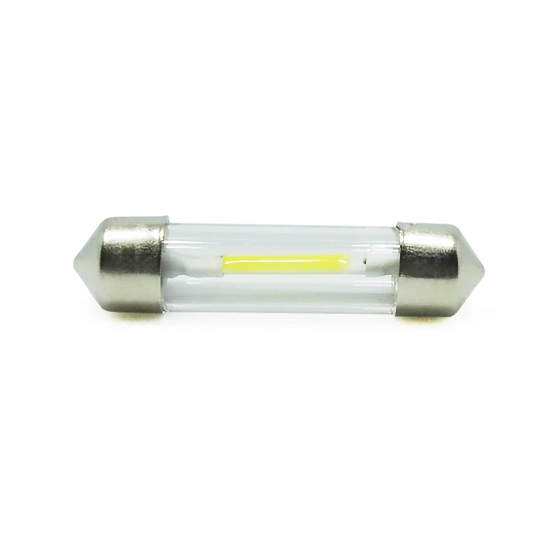 Nanoshine Led C5W 31mm 36mm 39mm 41mm cob glass Car Interior light auto Festoon lamp vehicle Dome Reading door bulb 12V DC White