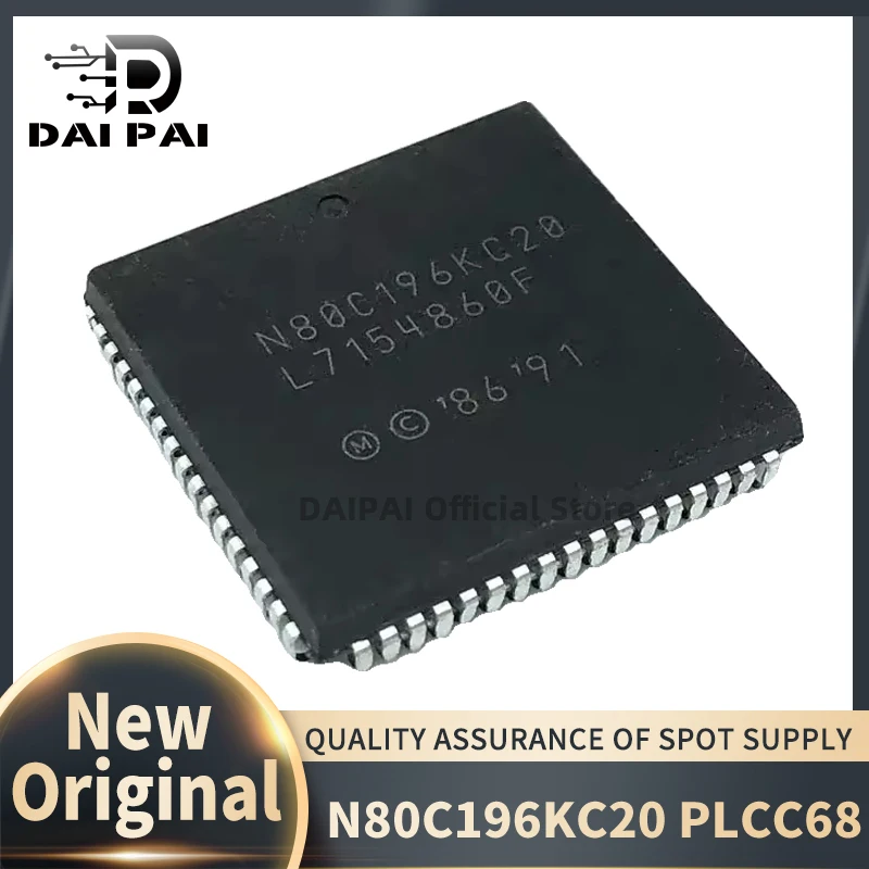 

(5-10 шт.) 100% новый оригинальный набор микроконтроллеров N80C196KC20 TN80C196KC20 EE80C196KC20 PLCC68
