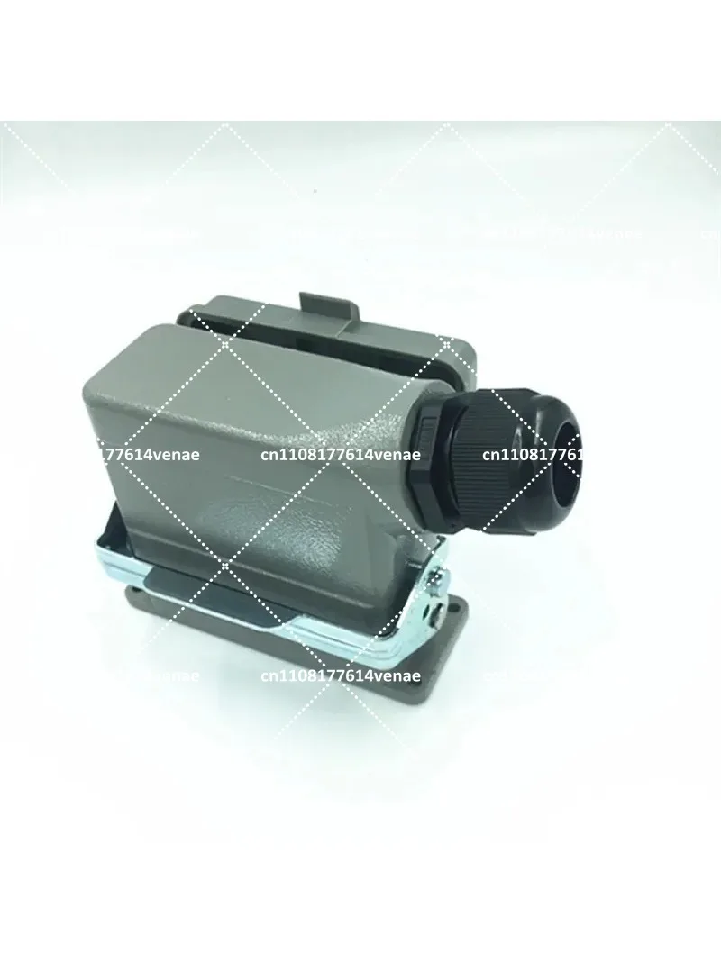 Waterproof 16-Pin Rectangular Socket Heavy Duty Connector HDC HE 016 1DB Single Buckle Hot Runner Plug