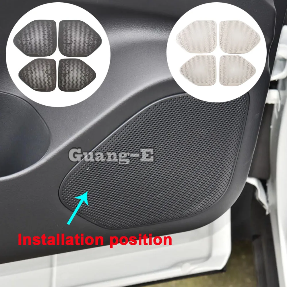 

Автомобильная дверь аудио динамик клаксон крышка отделка рамка для Nissan Qashqai J12 2022 2023 2024 декоративная наклейка аксессуары для интерьера