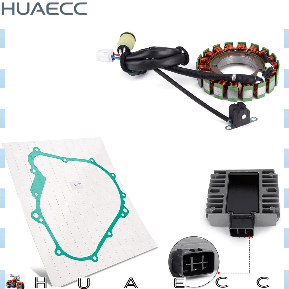 

For Yamaha YXR450 YXR45F Rhino 450 2006-2009 YXR 450 YXR45FSE Rhino 450 Special Edition 2008 Stator Coil + Gasket + Rectifier
