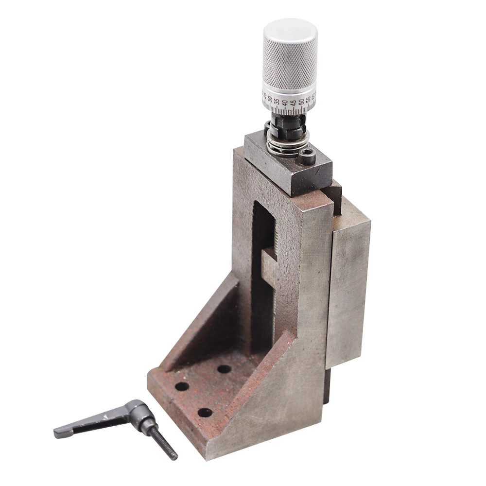 Cylindrical Scale Vertical Right Angle Dovetail Slot With Rod Screw Carriage Slide Table Pallet L-type Lifting Slide No. 1