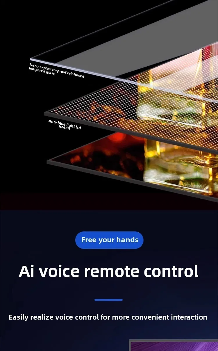 Fotografia 5: Rede inteligente de TV HTT65 polegadas LCD ultra-claro de 32 polegadas tela grande