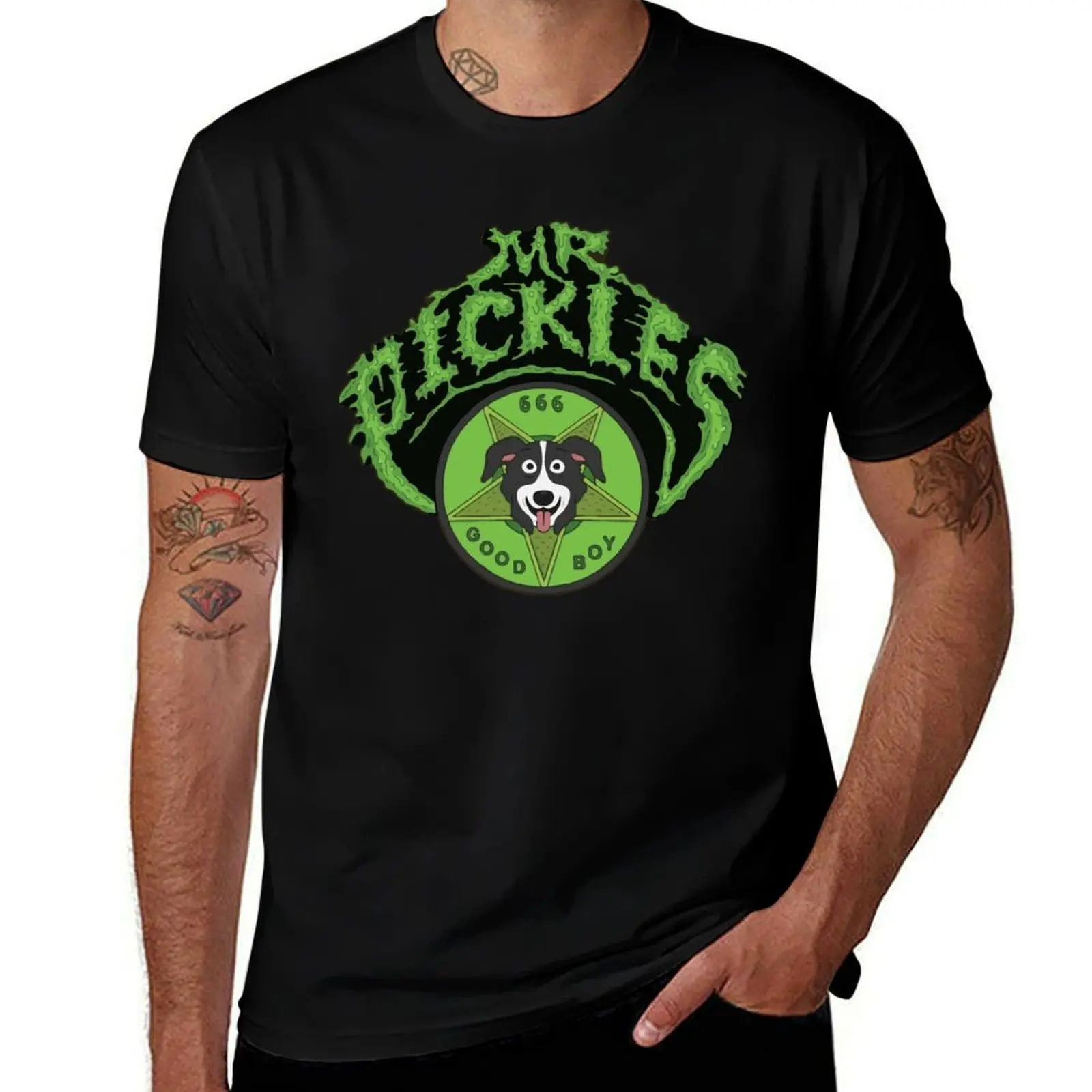 

Футболка Mr. Pickles, мужская футболка из 100% хлопка, мужская футболка из 100% хлопка