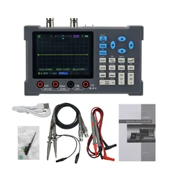 DSO3D12 3-in-1 120Mhz 250MSa/s Sampling 2 Channel Oscilloscope Multimeter Signal Generator