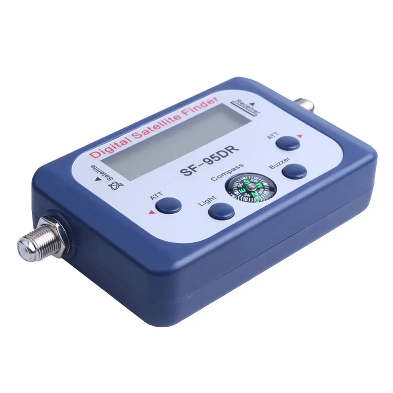 A42T-1 Set Digital Satellite Finder Digital SF-95DR Meter Satellite Finder TV Signal Receiver Sat Decoder Satfinder LCD Display