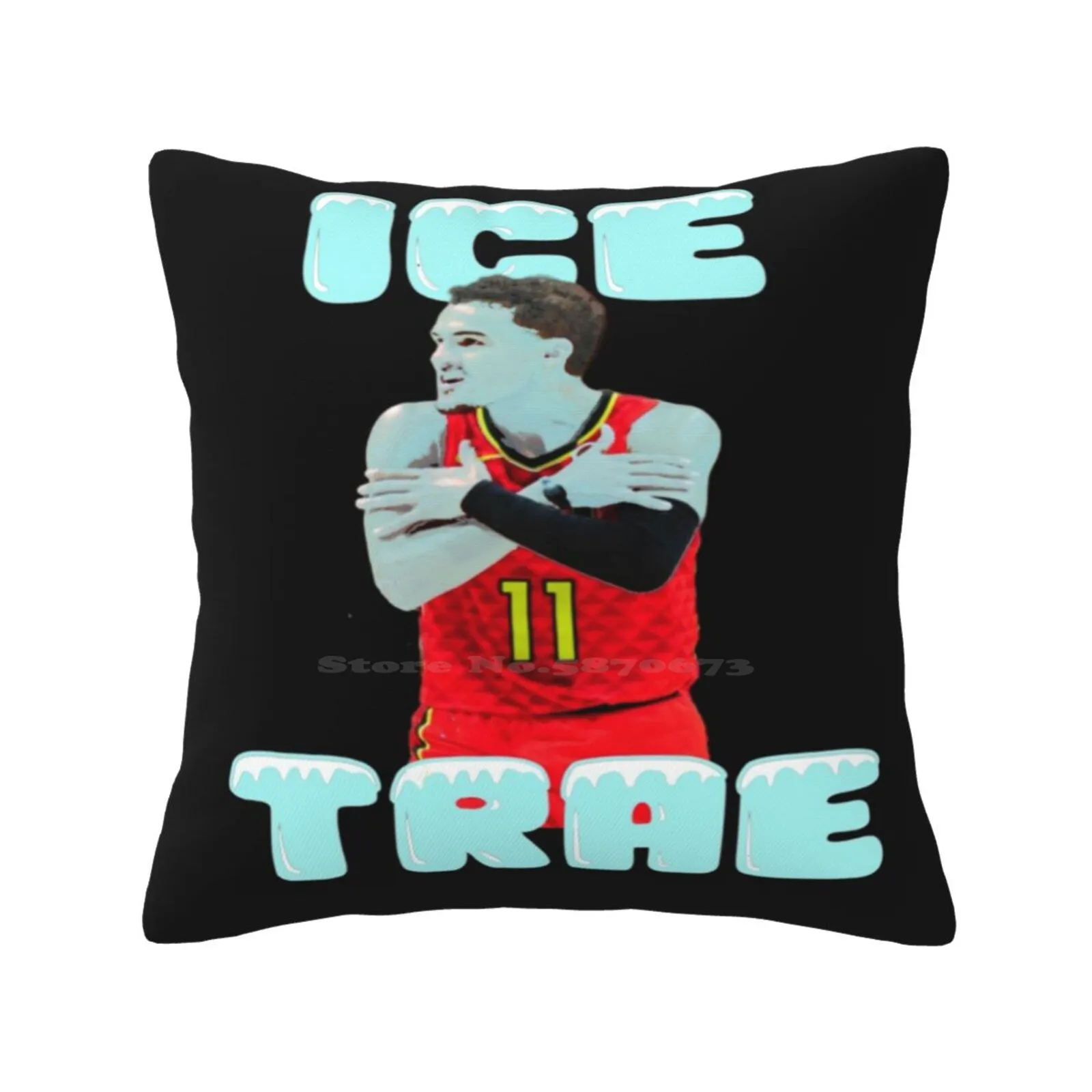 

Trae Young Ice Trae Bedroom Office Hug Pillowcase Trae Young Basketball