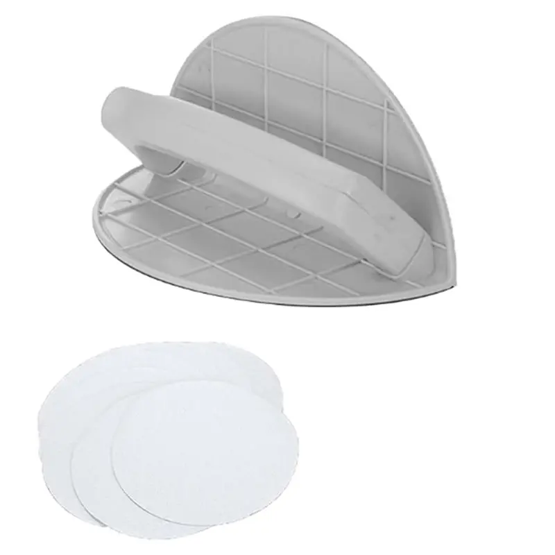 

A02F-Самоклеящийся полукруглый шлифовальный инструмент с наждачной бумагой 320 грит — угловая шлифмашина для деревообработки и гипсокартона