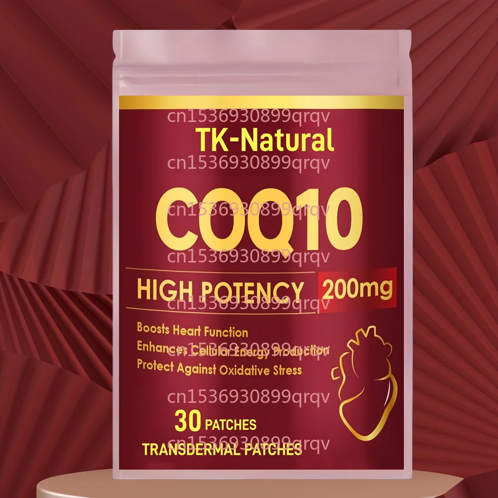 

30 трансдермальных пластырей с CoQ10, PQQ и Омега-3: Мощный антиоксидант для здоровья сердца и энергии