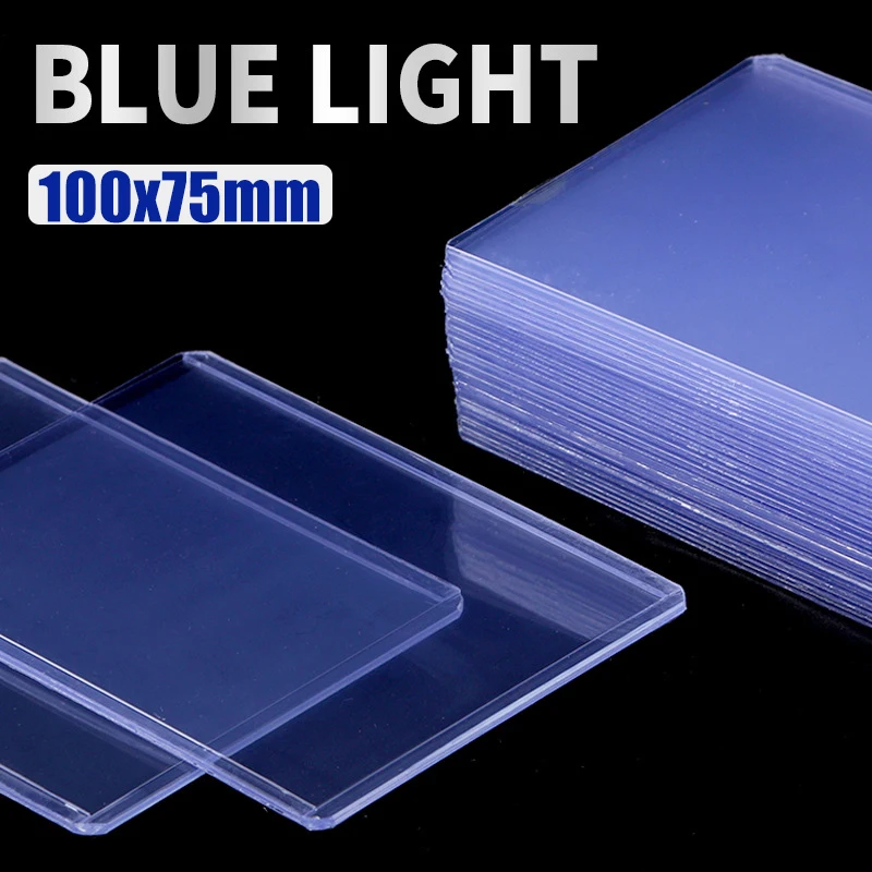 35PT Top Load Card Holder Clear Rigid Hard Plastic Trading Card Protector Sleeves for Sports Collectible Card Storage Display