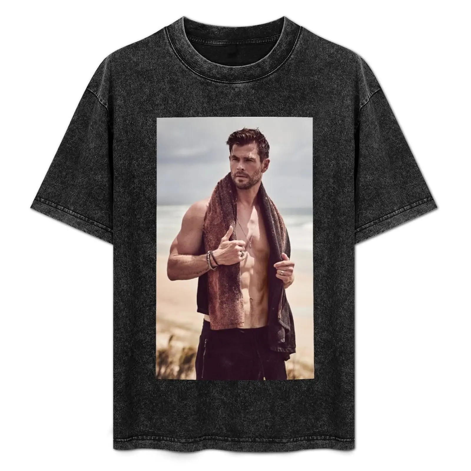 

chris hemsworth T-Shirt graphic shirts heavyweights croswit shirt man Luxury man heavy weight t shirts for men