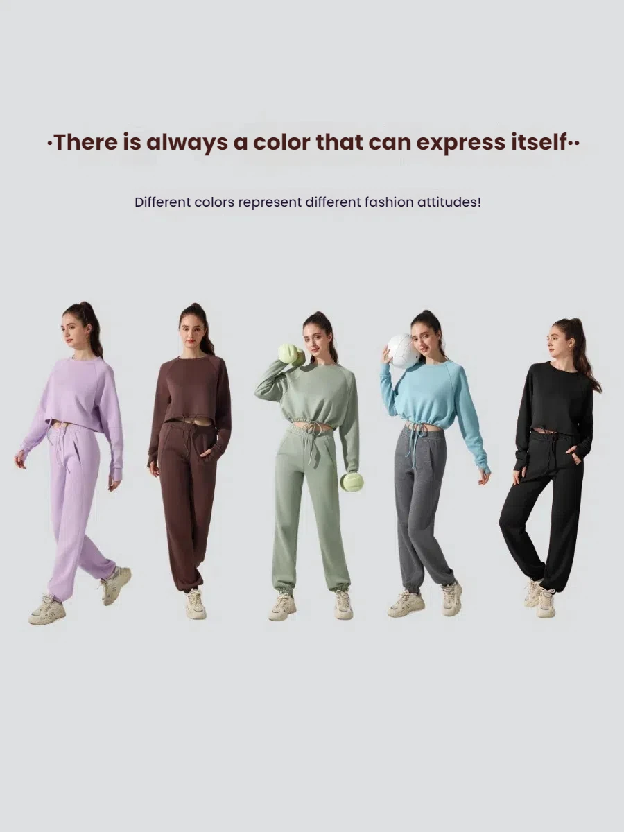 Women's High Waist Yoga Pants Loose Fit Workout Joggers Sports Trousers for Running Gym Outdoor Travel Spring and Autumn Outdoor