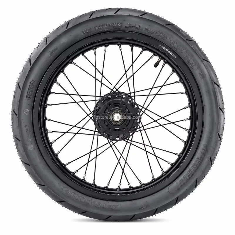 Front 17*1.85 Rear 17*2.15 Motorcycle Wheel Assembly CNC Hubs  Spoke Rims ightX S Dirt Bike