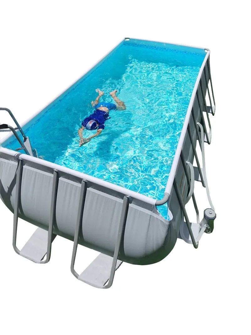 Custom Large Swimming Pool Kids Home Bracket Pool Adult Outdoor Non-inflatable Folding Thickened Outdoor Extra Large Pool