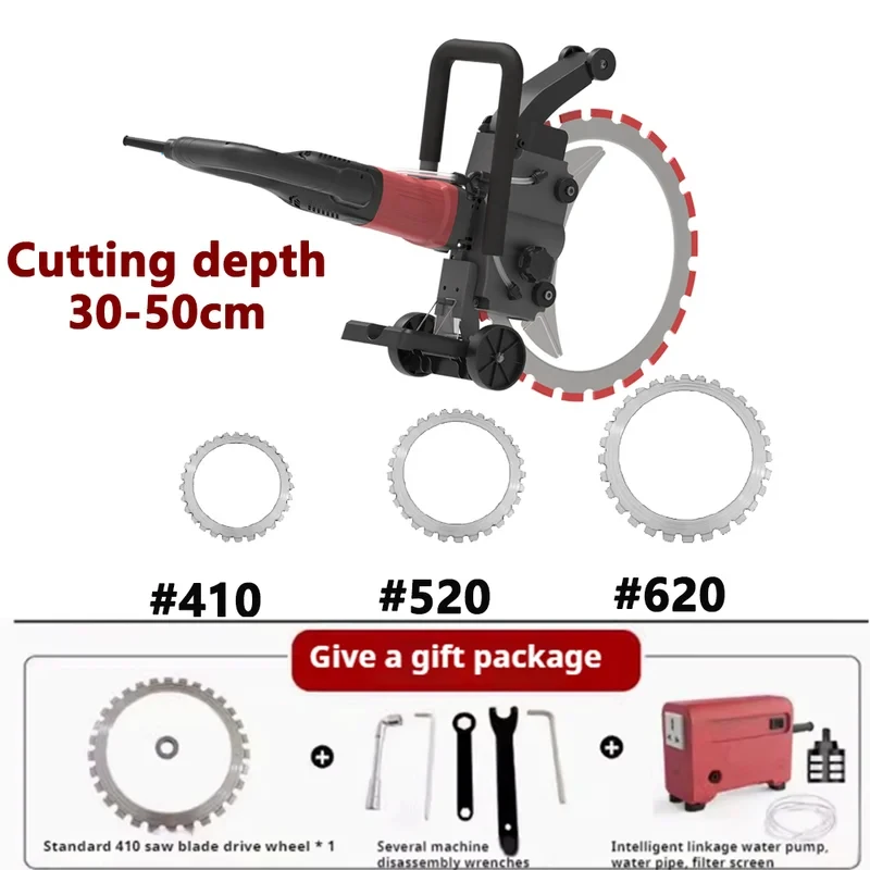 220-240V can cut 30mm-60mm electric free adjustment brushless wet cutting concrete saw high power wall ring cutting machine