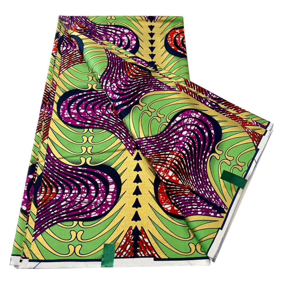 Africa Clothing Fabric Superior Quality Printed 100% Cotton Golden Wax Real Super African Nigeria Ankara Fabrics