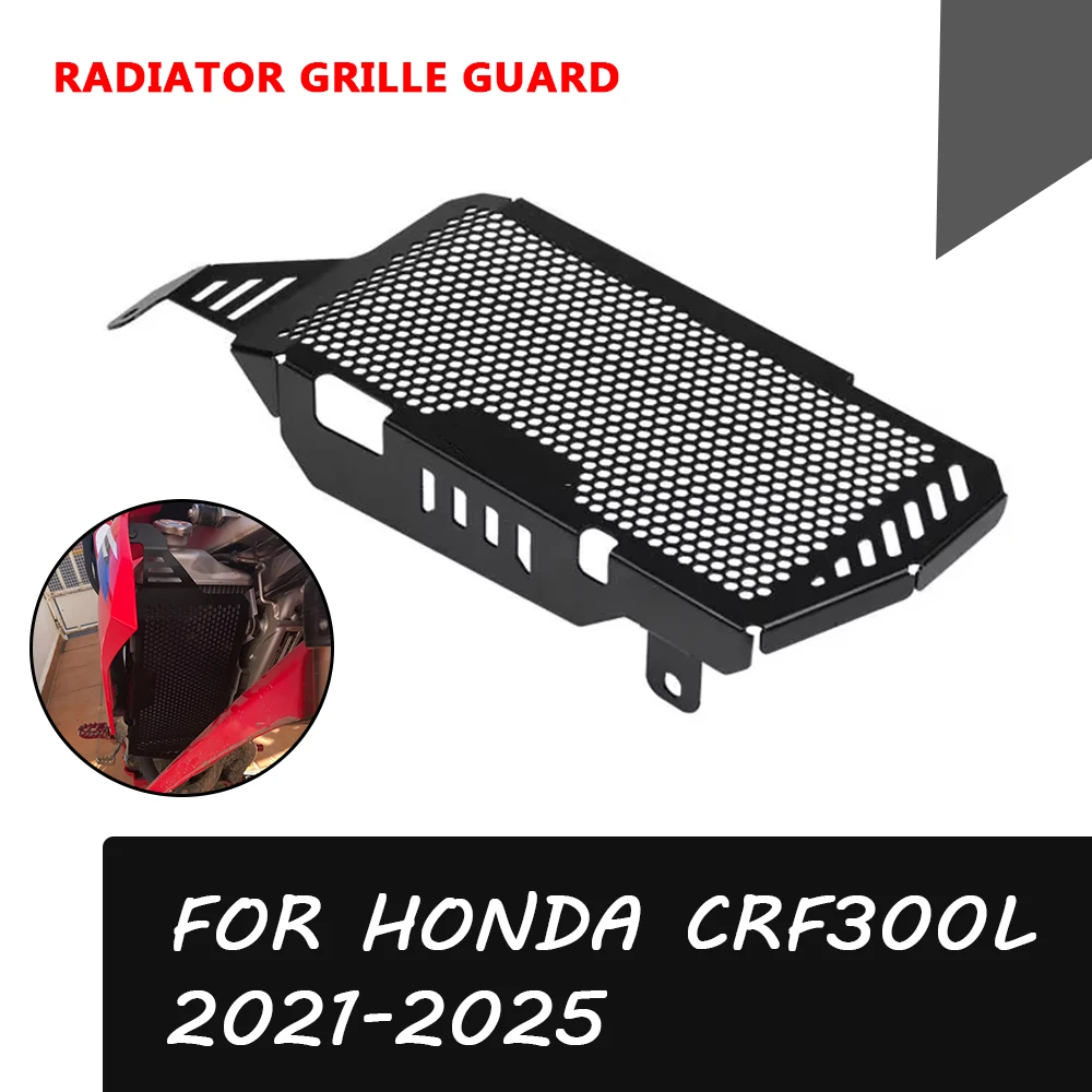 

Motorcycle Accessories Radiator Guard Grille Cover Protector Protective Grill For HONDA CRF300L CRF300 CRF 300 L 300L 2024 2025