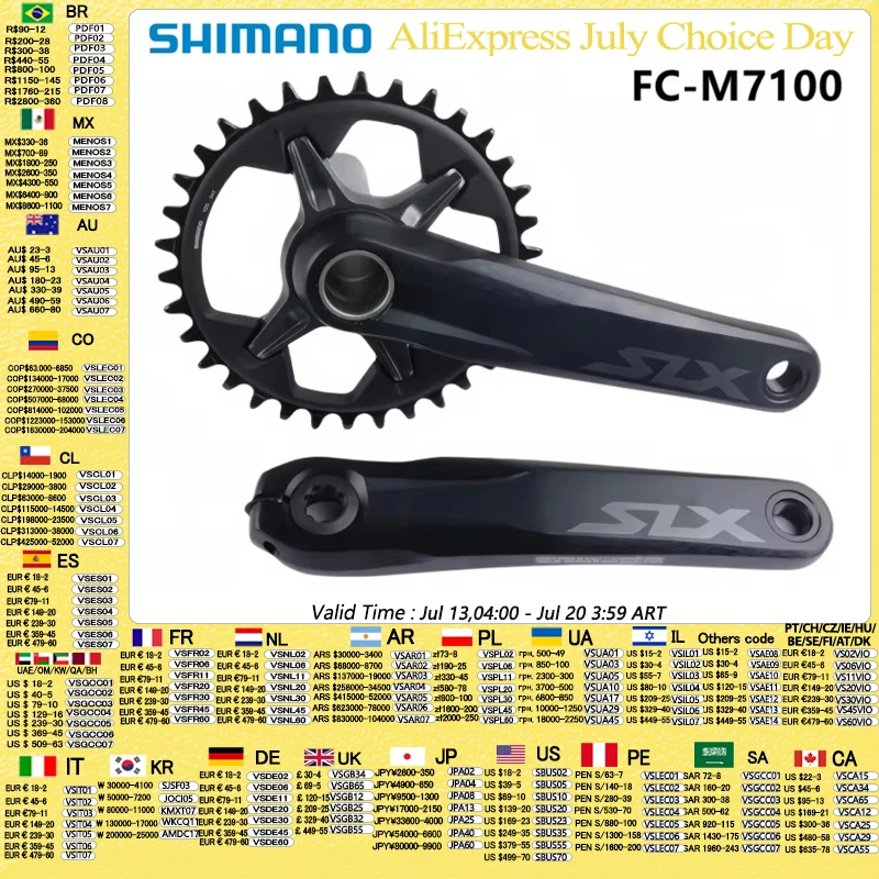 shimano-slx-m7100-m7120-pedalier-12s-vtt-velo-170mm-175mm-roue-a-chaine-m7100-30t-m7100-32t-34t-velo-pedalier-velo-cyclisme